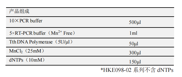 Tth DNA聚合酶 产品包装