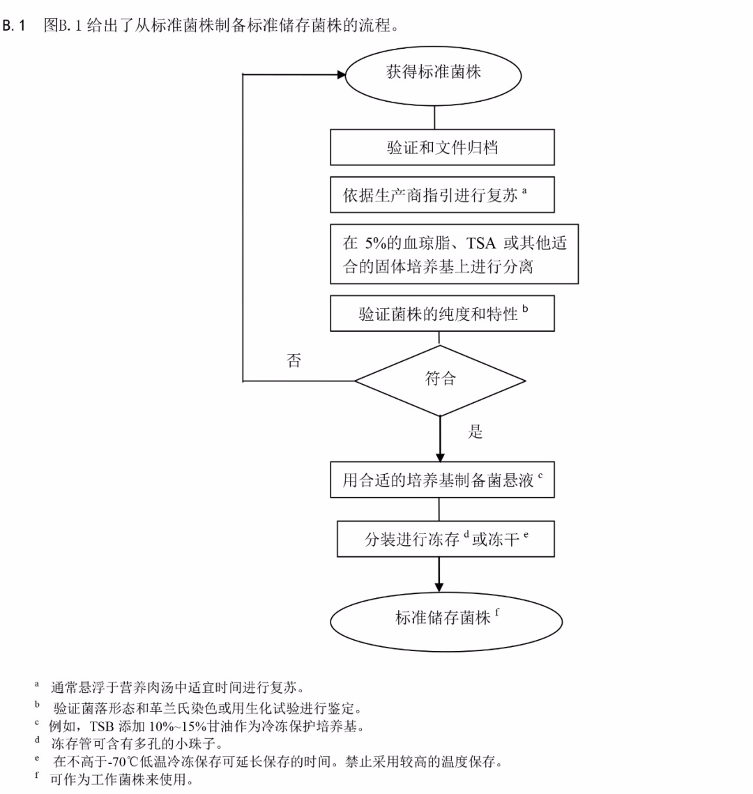 标准菌株制备标准储存菌株流程