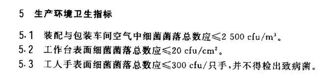 《GB 15979-2002 一次性使用卫生用品卫生标准》要求