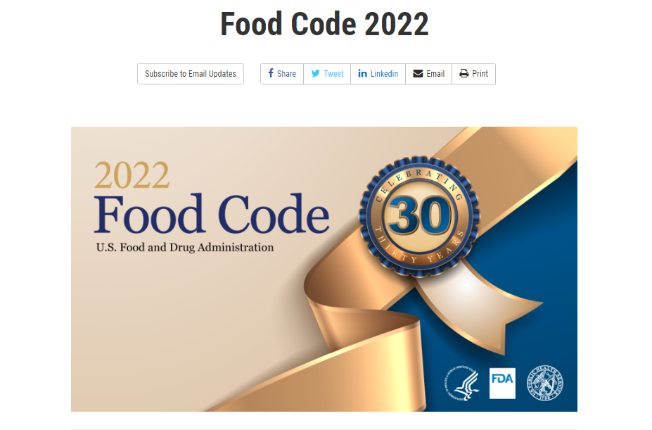 Food Code 2022
