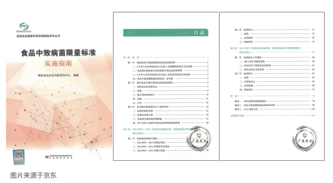 食品中致病菌限量标准