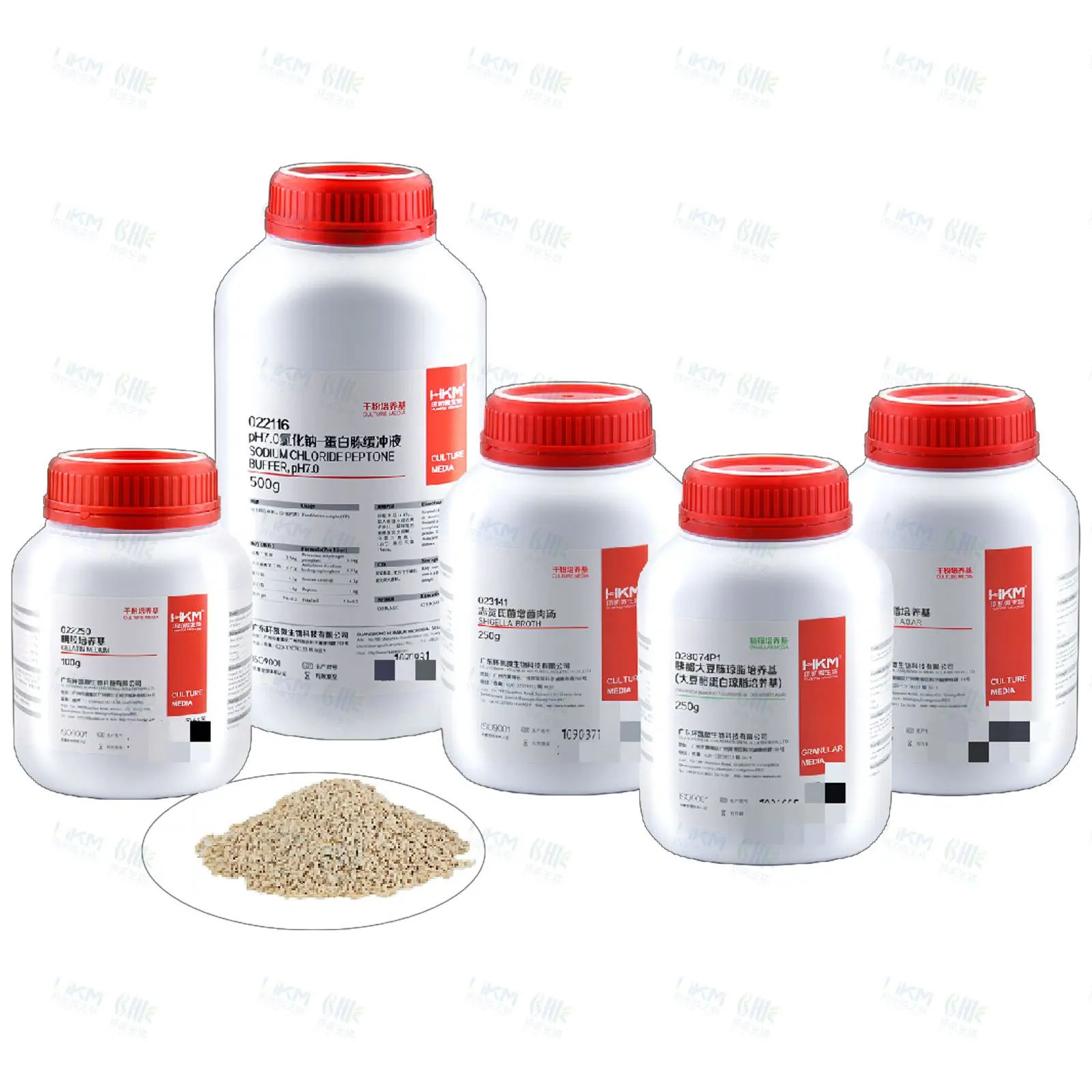 025080 嗜盐菌选择性琼脂培养基 250g/瓶