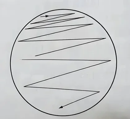 单次连续之字划线图 单次连续之字划线图