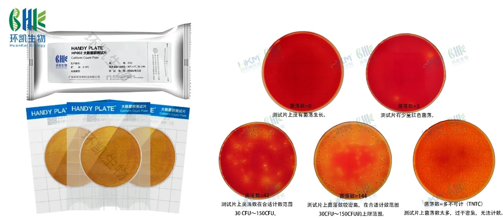 大肠菌群测试片(GB4789.3-2025) 大肠菌群测试片(GB4789.3-2025)