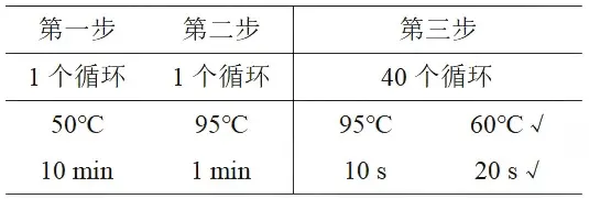 诺如病毒GI/GII核酸检测试剂盒(RT-PCR探针法，含MS2)PCR扩增步骤