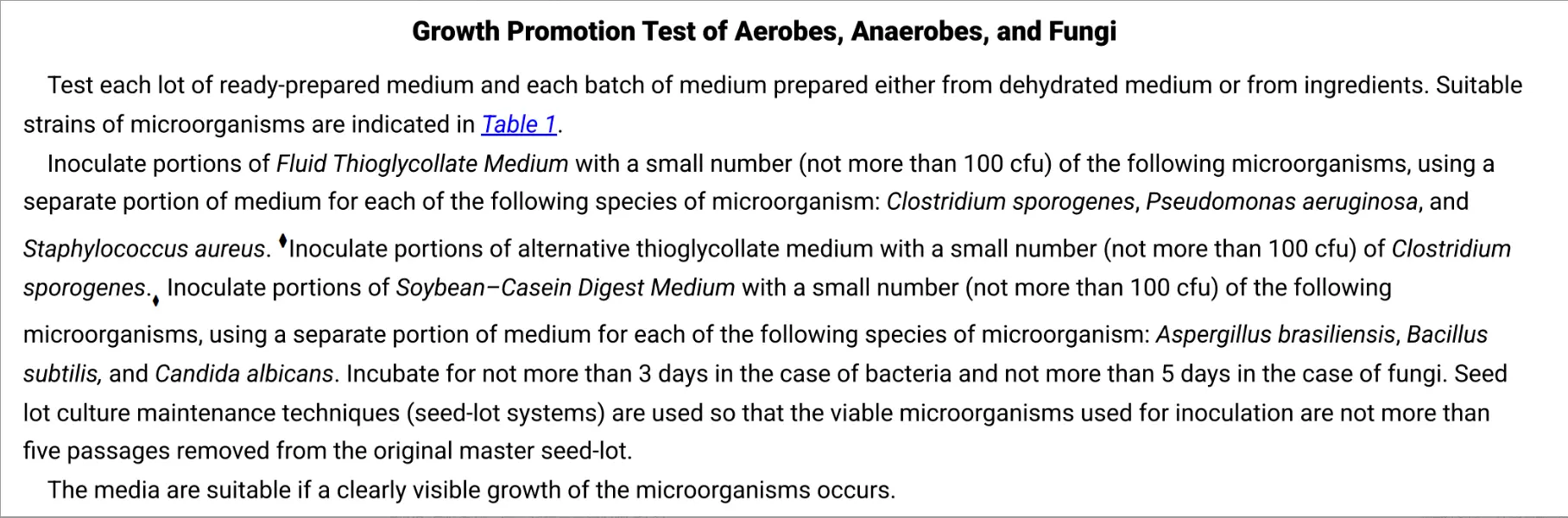 USP-NF&nbsp;〈71〉&nbsp;Sterility Tests