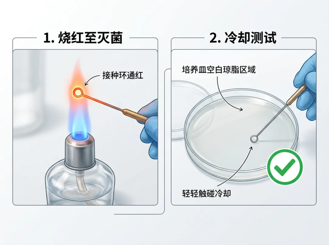 接种环灭菌后冷却测试