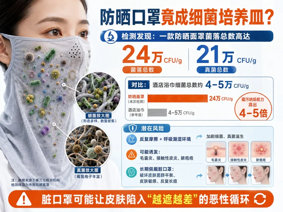 脏口罩可能让皮肤陷入“越遮越差”的恶性循环 脏口罩可能让皮肤陷入“越遮越差”的恶性循环