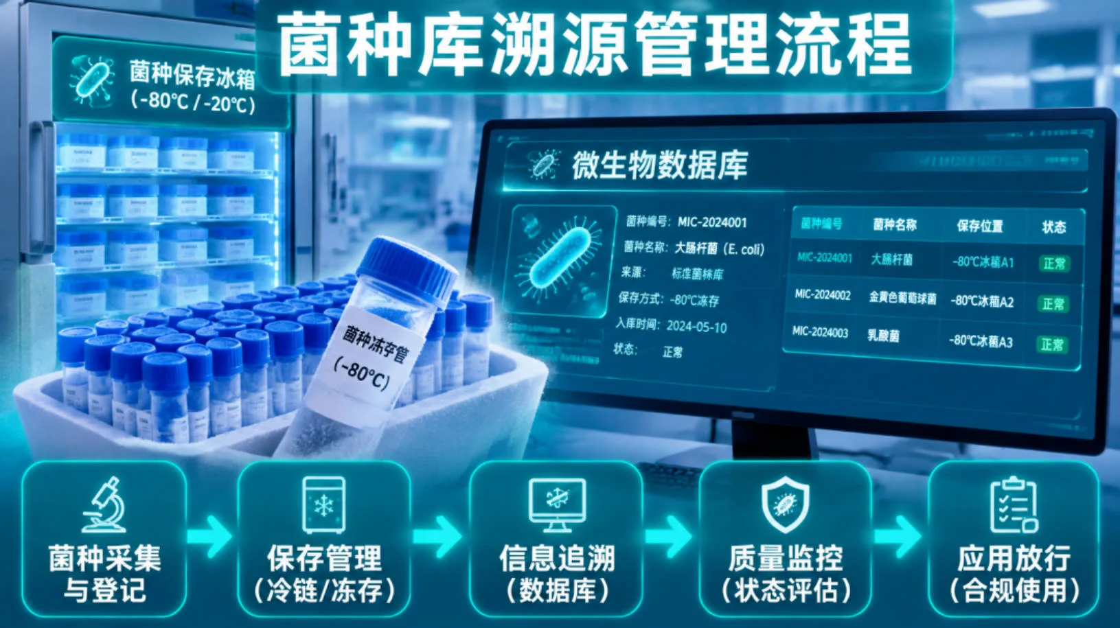 菌种库溯源管理流程 菌种库溯源管理流程